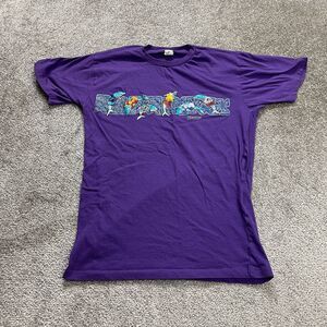 StarTee Shirt Womens Medium Purple Hawaii Dolphins Graphic Cotton Ladies Crew